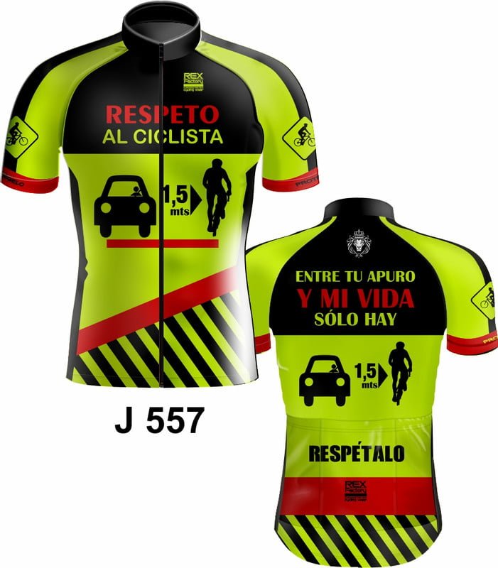 Jersey de Ciclismo Estandar Hombre Caballero J557 - Image 3