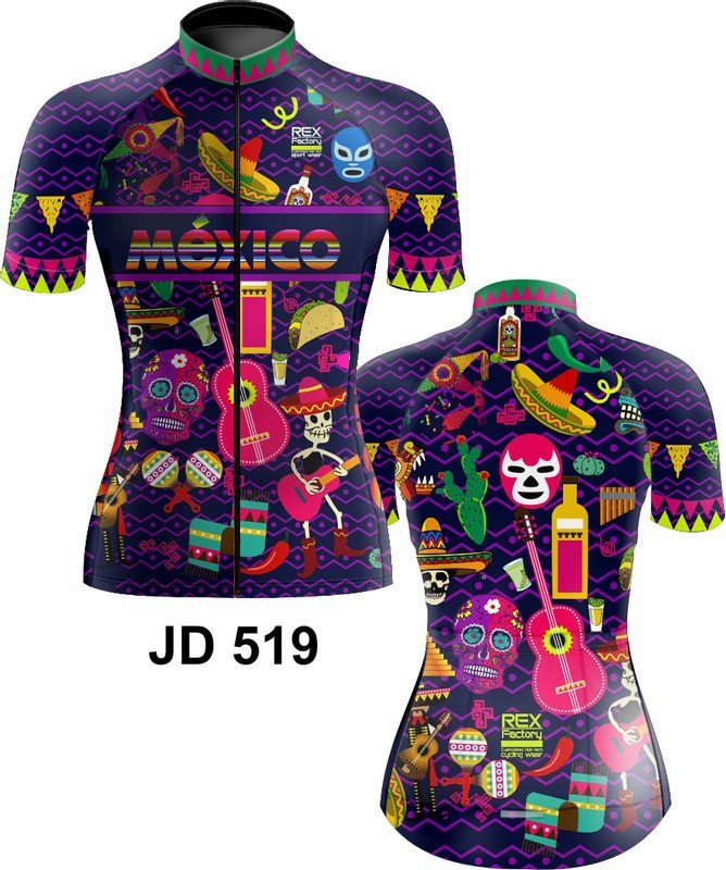 Jersey de Ciclismo Estandar Mujer Dama JD519 - Image 3