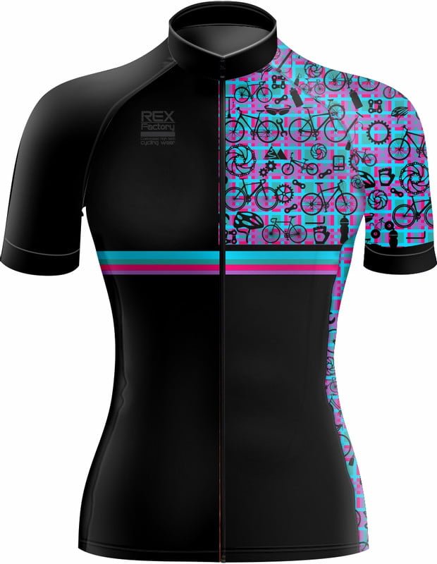 Jersey de Ciclismo Estandar Mujer Dama JD572