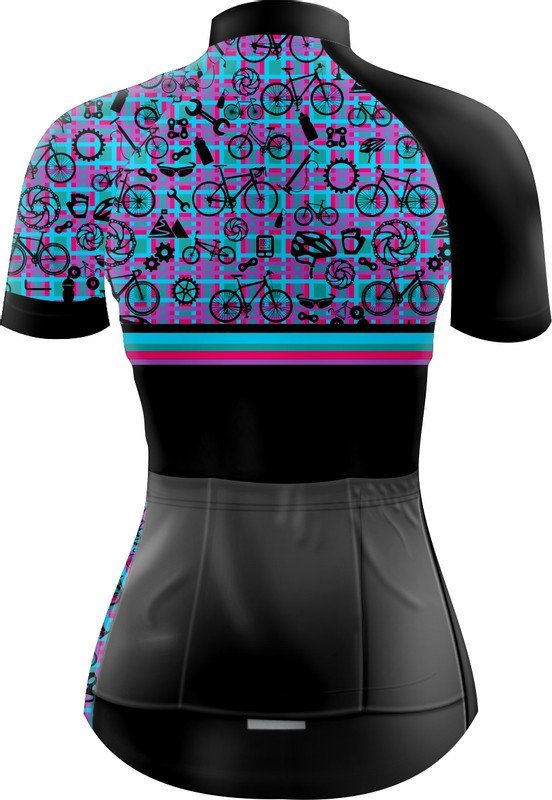Jersey de Ciclismo Estandar Mujer Dama JD572 - Image 2