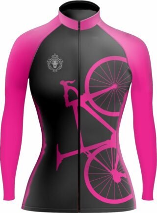 Jersey de Ciclismo Estandar Mujer Dama Manga Larga JDL502