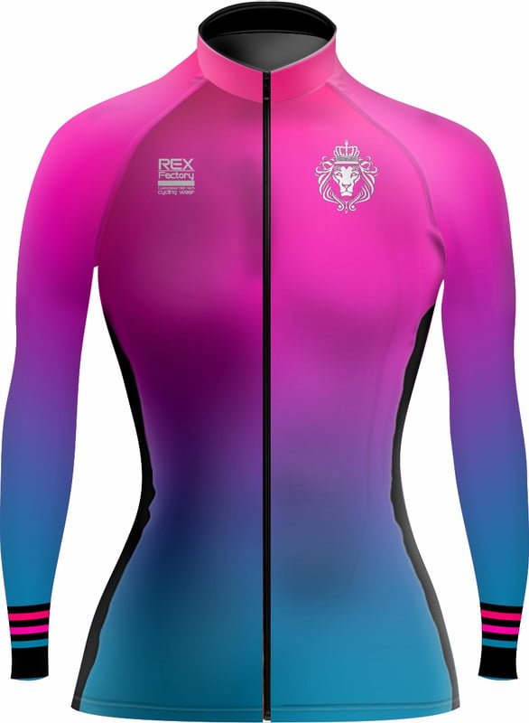 Jersey de Ciclismo Estandar Mujer Dama Manga Larga JDL508