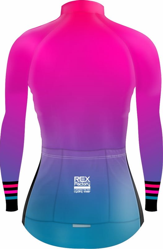Jersey de Ciclismo Estandar Mujer Dama Manga Larga JDL508 - Image 2