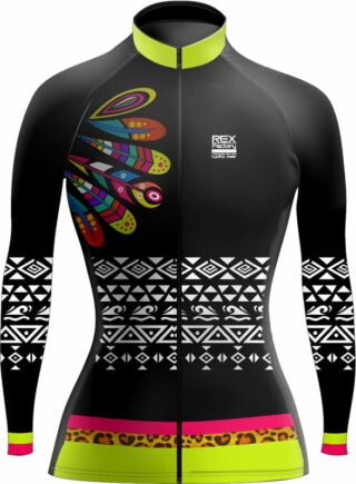Jersey de Ciclismo Estandar Mujer Dama Manga Larga JDL514