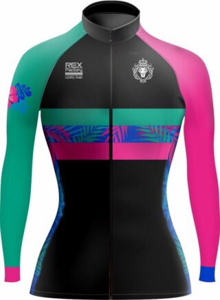 Jersey de Ciclismo Estandar Mujer Dama Manga Larga JDL515