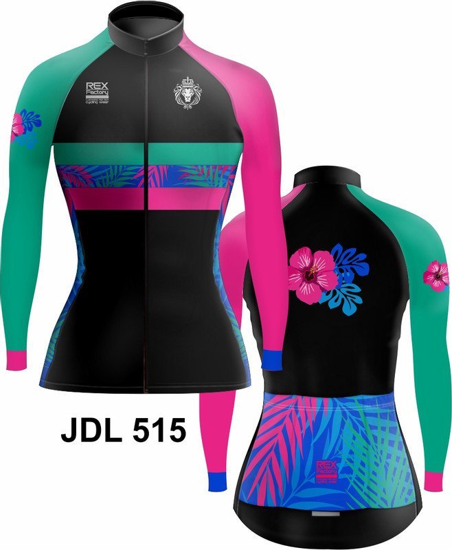 Jersey de Ciclismo Estandar Mujer Dama Manga Larga JDL515 - Image 3