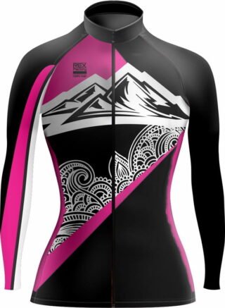 Jersey de Ciclismo Estandar Mujer Dama Manga Larga JDL553