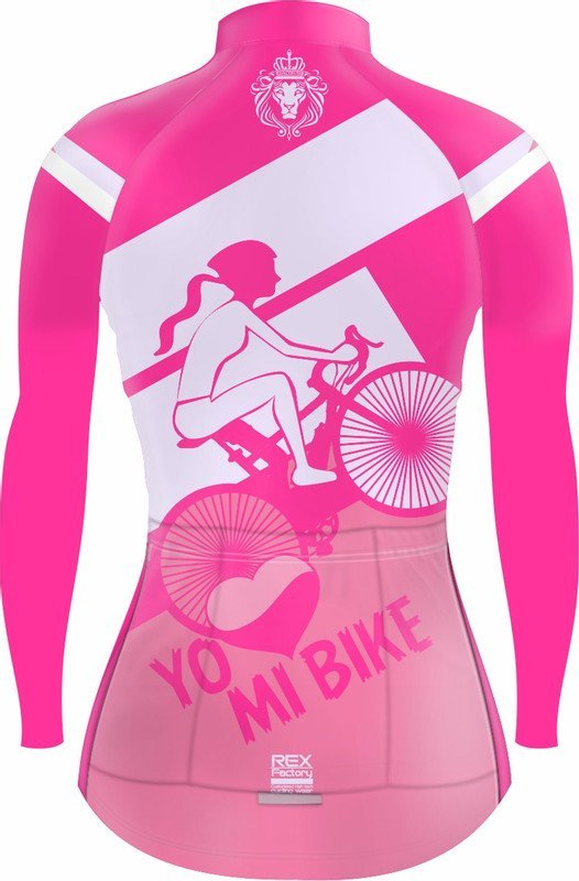 Jersey de Ciclismo Estandar Mujer Dama Manga Larga JDL554 - Image 2