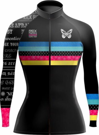 Jersey de Ciclismo Estandar Mujer Dama Manga Larga JDL570