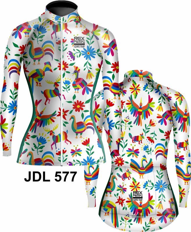 Jersey de Ciclismo Estandar Mujer Dama Manga Larga JDL577 - Image 3