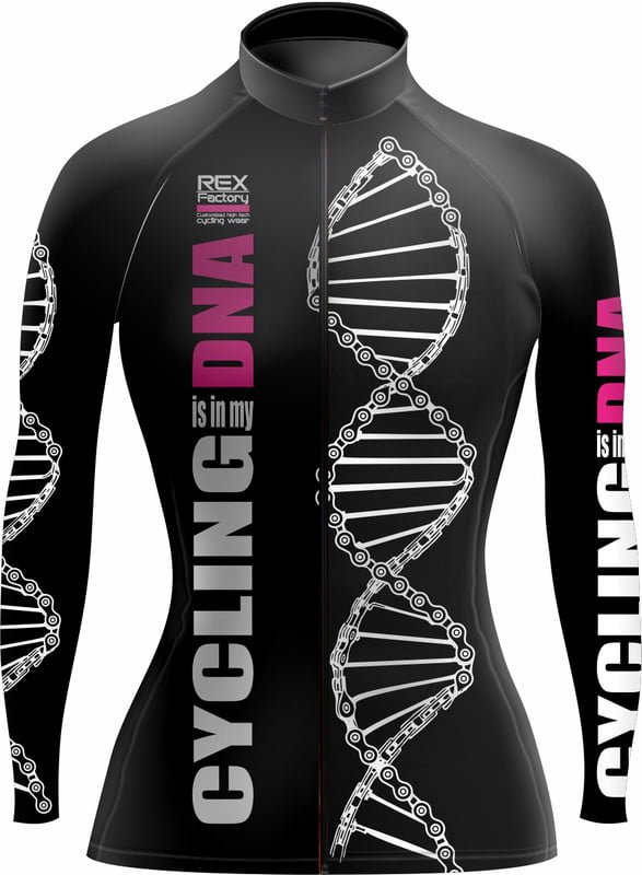 Jersey de Ciclismo Estandar Mujer Dama Manga Larga JDL581