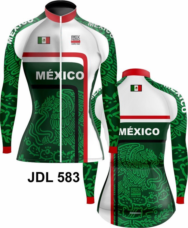 Jersey de Ciclismo Estandar Mujer Dama Manga Larga JDL583 - Image 3