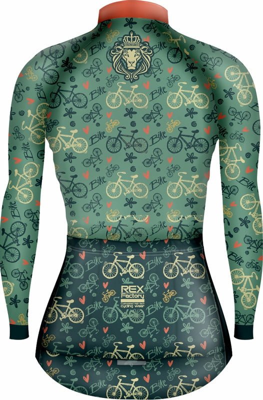 Jersey de Ciclismo Estandar Mujer Dama Manga Larga JDL591 - Image 2