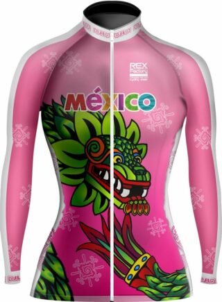 Jersey de Ciclismo Estandar Mujer Dama Manga Larga JDL610
