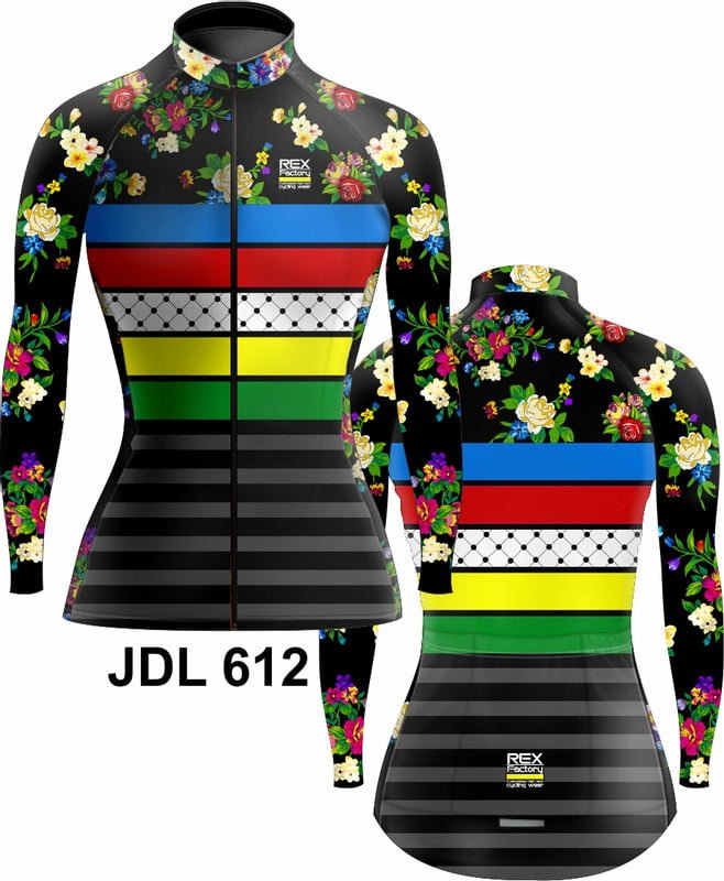 Jersey de Ciclismo Estandar Mujer Dama Manga Larga JDL612 - Image 3