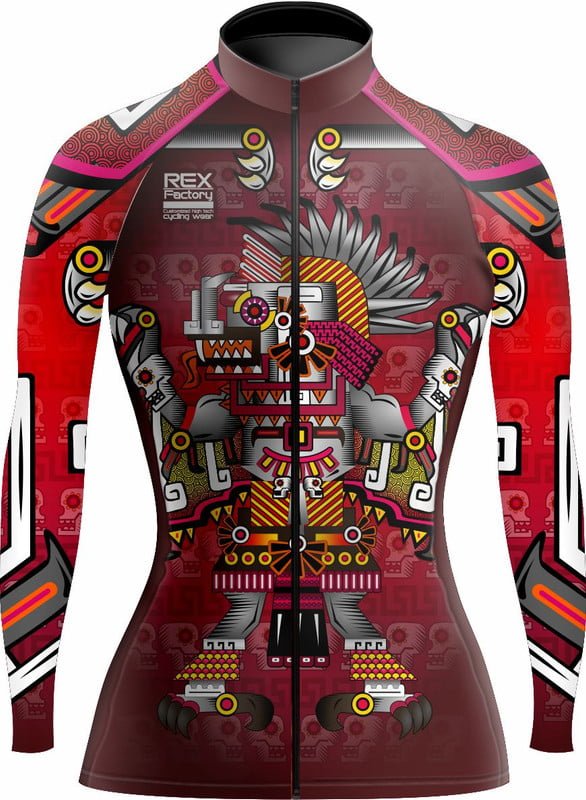 Jersey de Ciclismo Estandar Mujer Dama Manga Larga JDL614