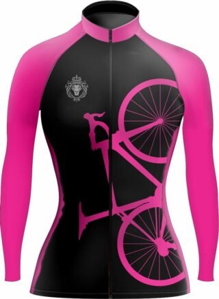 Jersey de Ciclismo Estandar Mujer Dama Manga Larga JDL625