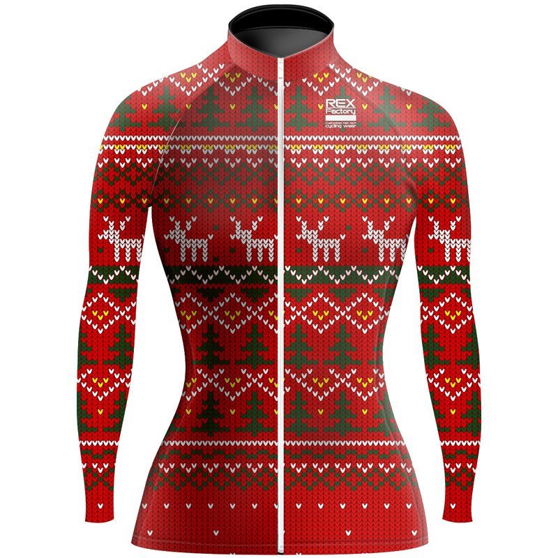 Jersey de Ciclismo Estandar Mujer Dama Manga Larga JDL628