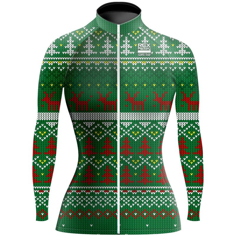 Jersey de Ciclismo Estandar Mujer Dama Manga Larga JDL629