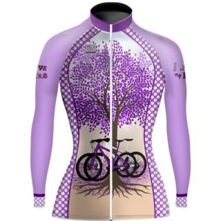 Jersey de Ciclismo Estandar Mujer Dama Manga Larga JDL565
