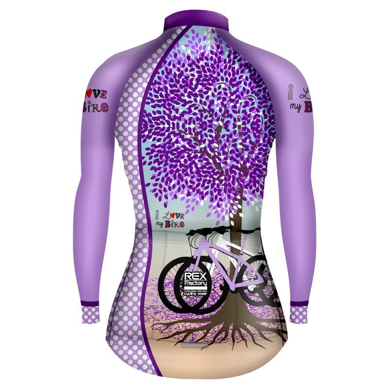 Jersey de Ciclismo Estandar Mujer Dama Manga Larga JDL565 - Image 2
