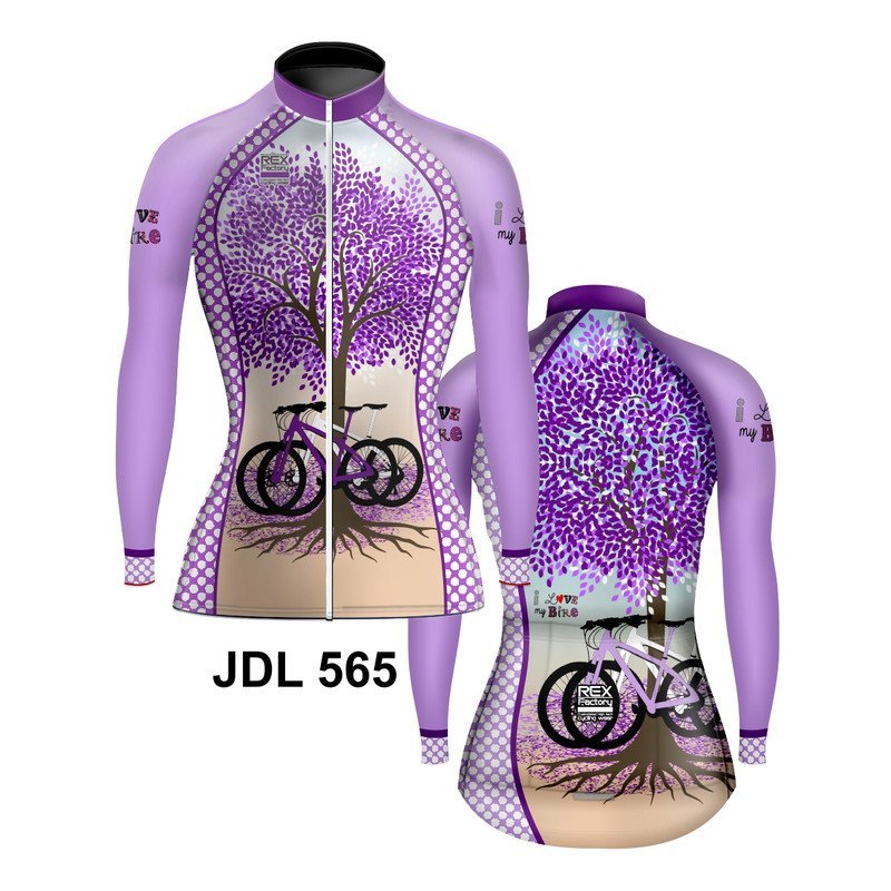 Jersey de Ciclismo Estandar Mujer Dama Manga Larga JDL565 - Image 3