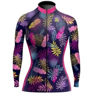 Jersey de Ciclismo Estandar Mujer Dama Manga Larga JDL635
