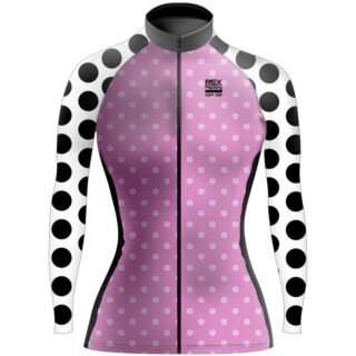 Jersey de Ciclismo Estandar Mujer Dama Manga Larga JDL637