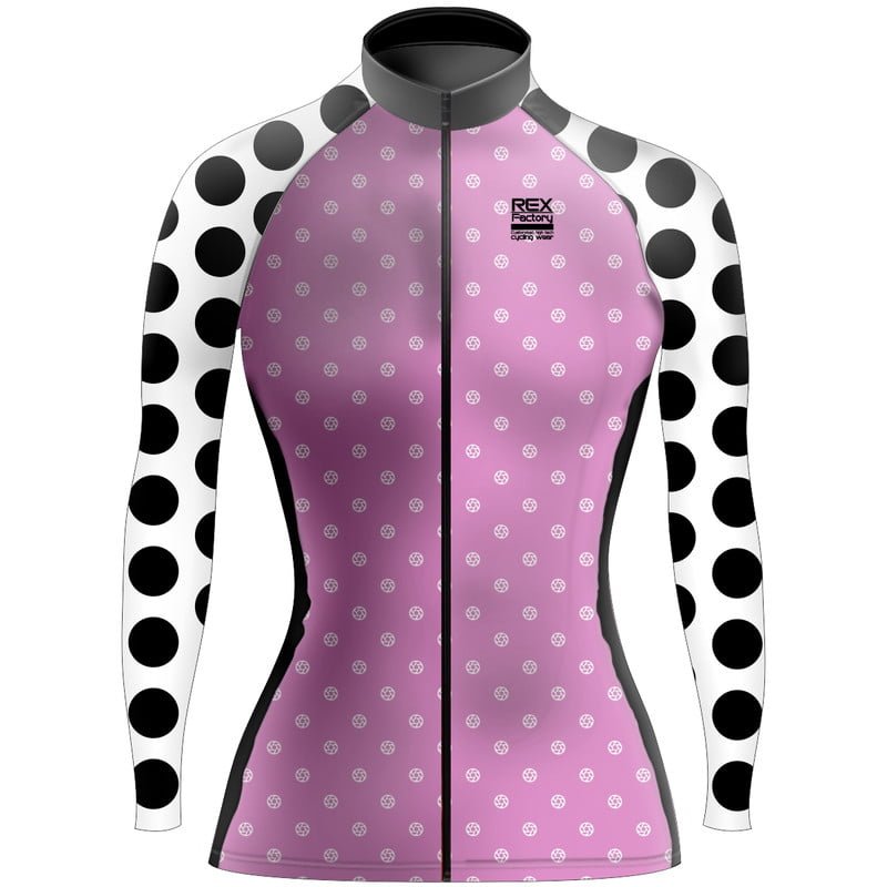 Jersey de Ciclismo Estandar Mujer Dama Manga Larga JDL637