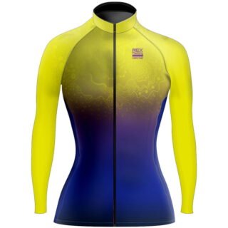 Jersey de Ciclismo Estandar Mujer Dama Manga Larga JDL640