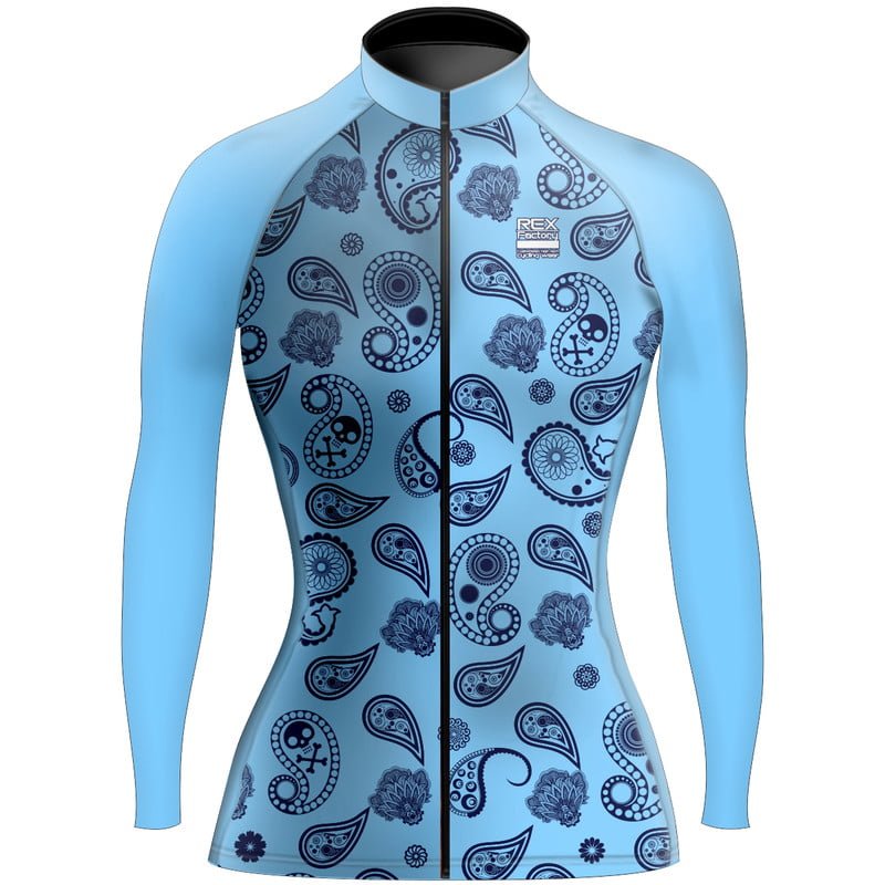 Jersey de Ciclismo Estandar Mujer Dama Manga Larga JDL641