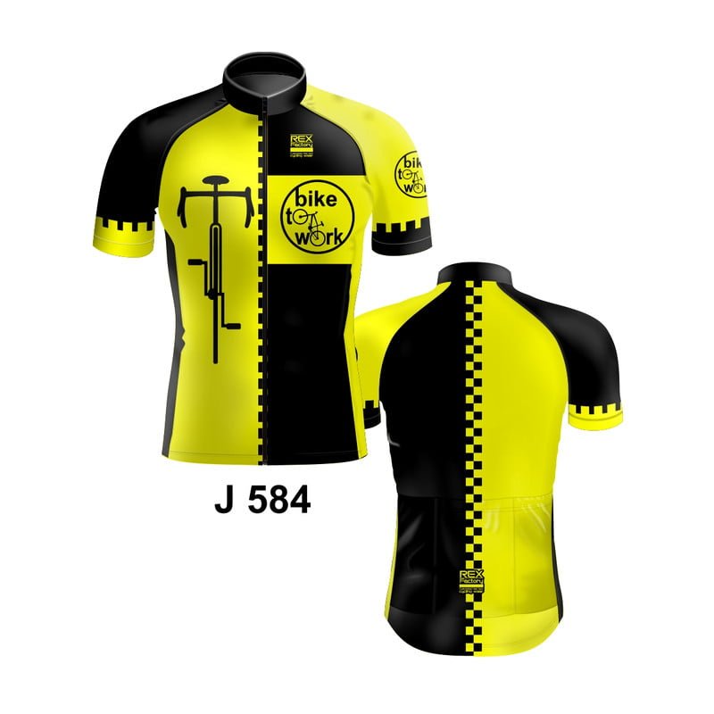 Jersey de Ciclismo Estandar Hombre Caballero J584 - Image 3