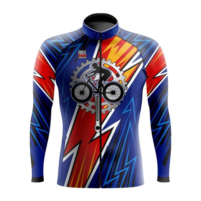 Jersey de Ciclismo Estandar Hombre Caballero Manga Larga JL501