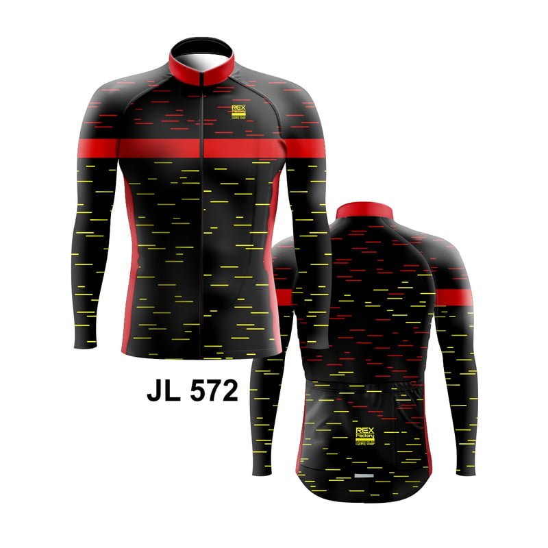 Jersey de Ciclismo Estandar Hombre Caballero Manga Larga JL572 - Image 3