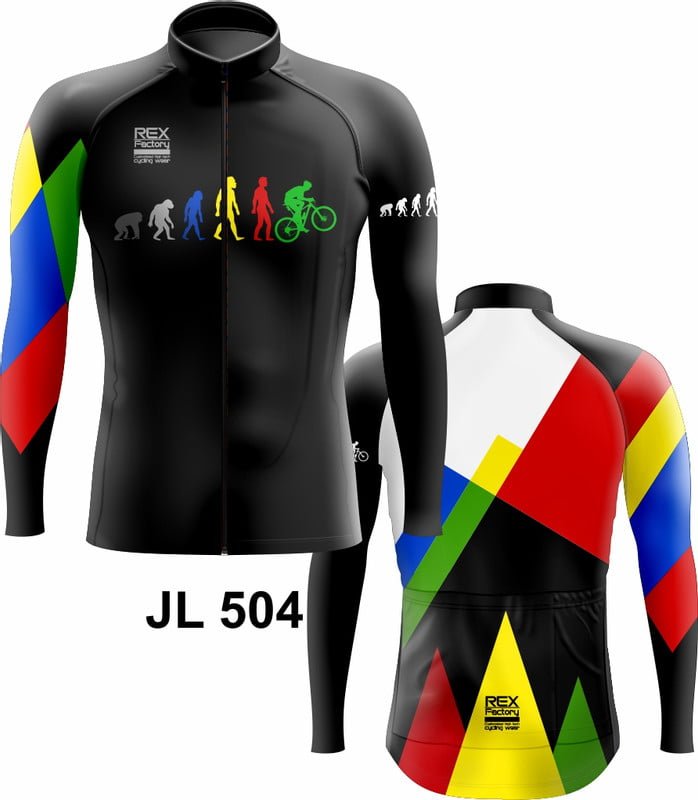 Jersey de Ciclismo Estandar Hombre Caballero Manga Larga CAB L JL504 OUTLET 2 - Image 3