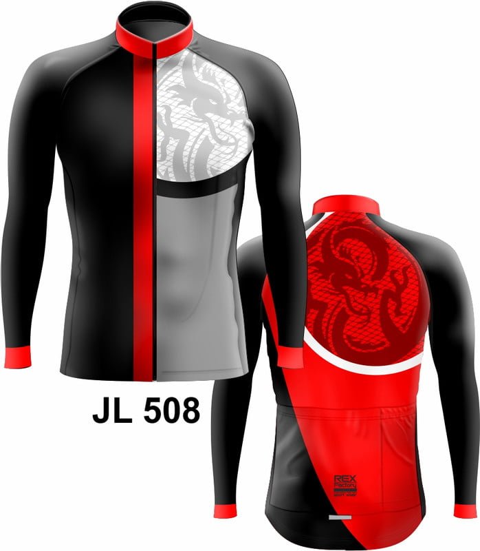 Jersey de Ciclismo Estandar Hombre Caballero Manga Larga JL508 - Image 3