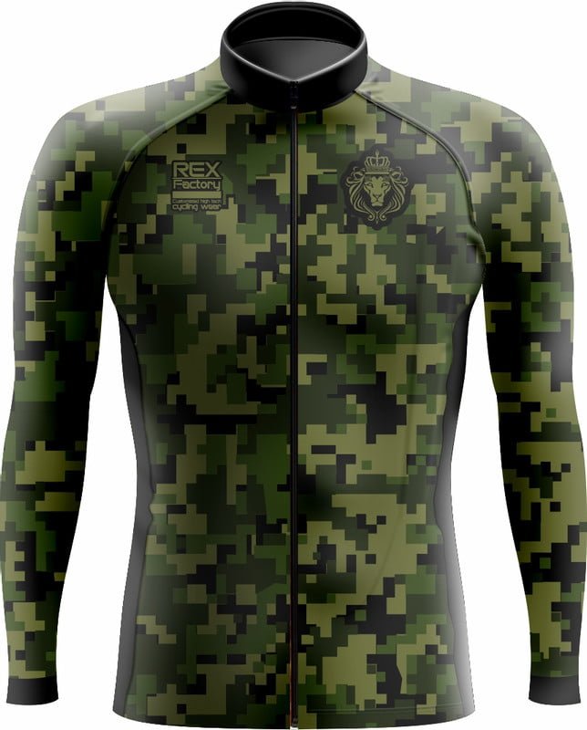 Jersey de Ciclismo Estandar Hombre Caballero Manga Larga JL526