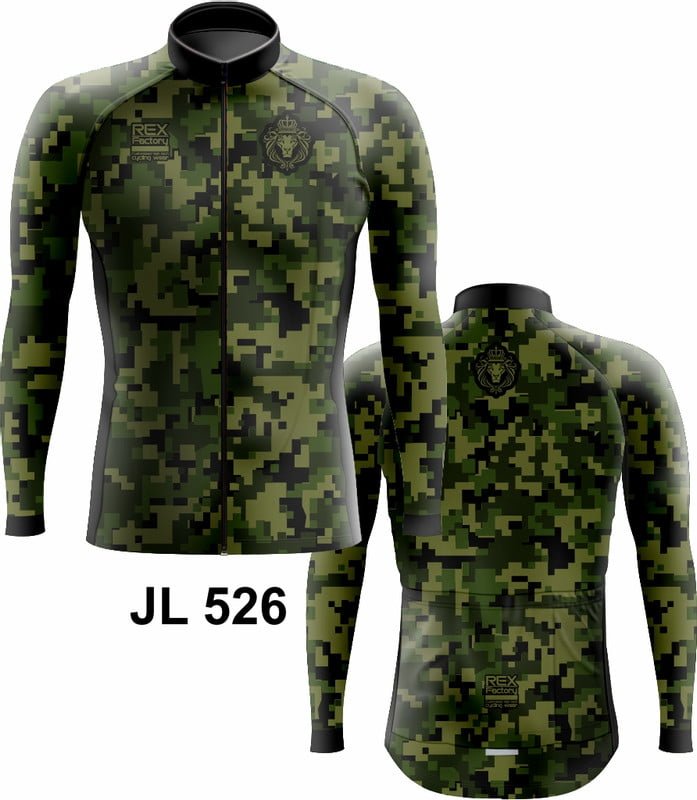 Jersey de Ciclismo Estandar Hombre Caballero Manga Larga JL526 - Image 3