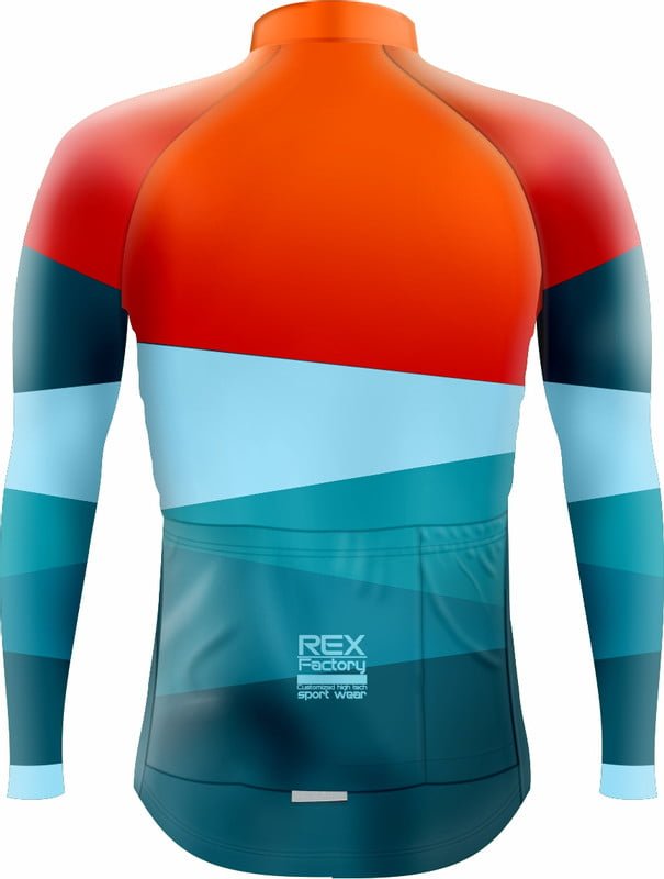 Jersey de Ciclismo Estandar Hombre Caballero Manga Larga JL533 - Image 2