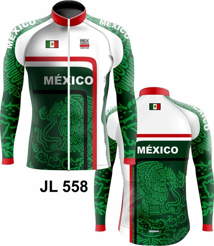 Jersey de Ciclismo Estandar Hombre Caballero Manga Larga JL558 - Image 3