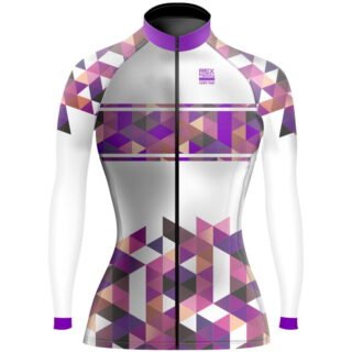 Jersey de Ciclismo Estandar Mujer Dama Manga Larga JDL584