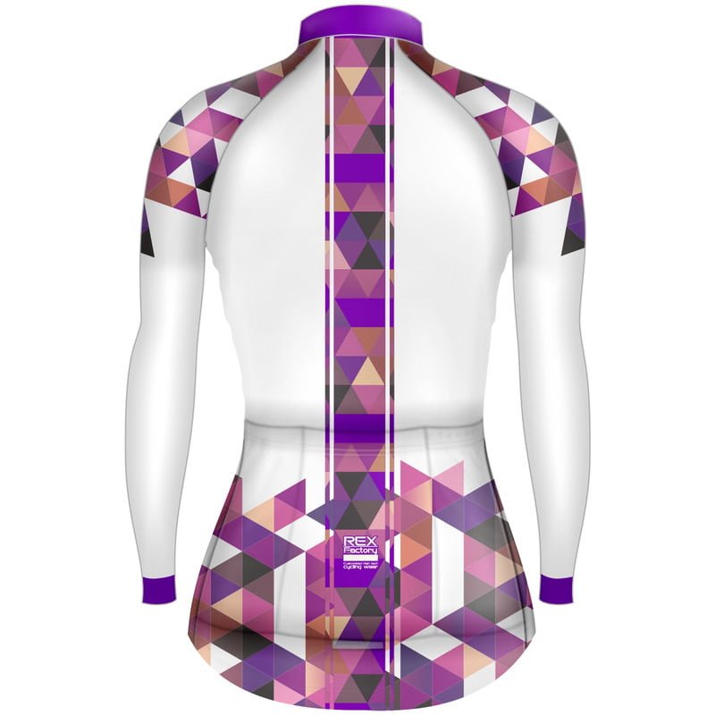 Jersey de Ciclismo Estandar Mujer Dama Manga Larga JDL584 - Image 2
