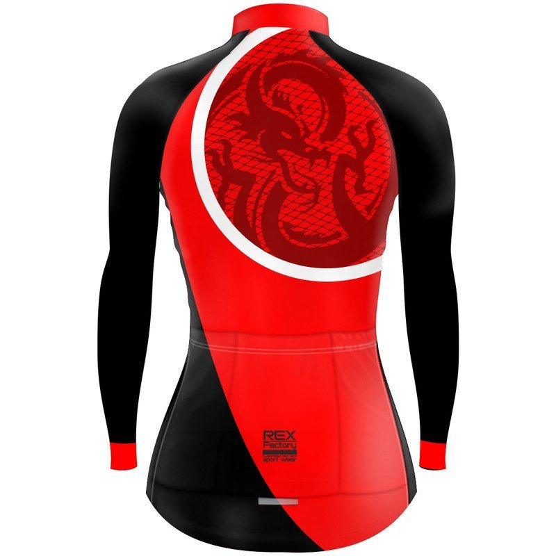 Jersey de Ciclismo Estandar Mujer Dama Manga Larga JDL668 - Image 2