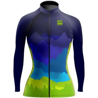 Jersey de Ciclismo Estandar Mujer Dama Manga Larga JDL672