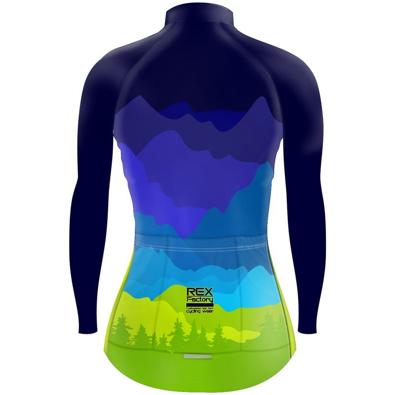 Jersey de Ciclismo Estandar Mujer Dama Manga Larga JDL672 - Image 2