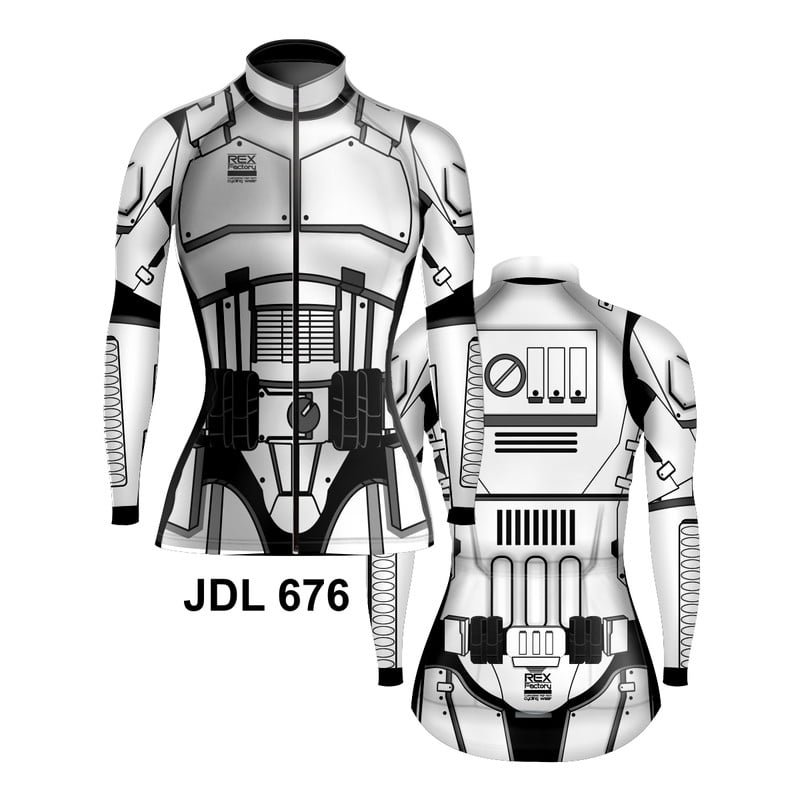 Jersey de Ciclismo Estandar Mujer Dama Manga Larga JDL676 - Image 3