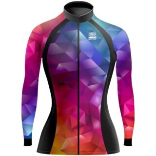 Jersey de Ciclismo Estandar Mujer Dama Manga Larga JDL537