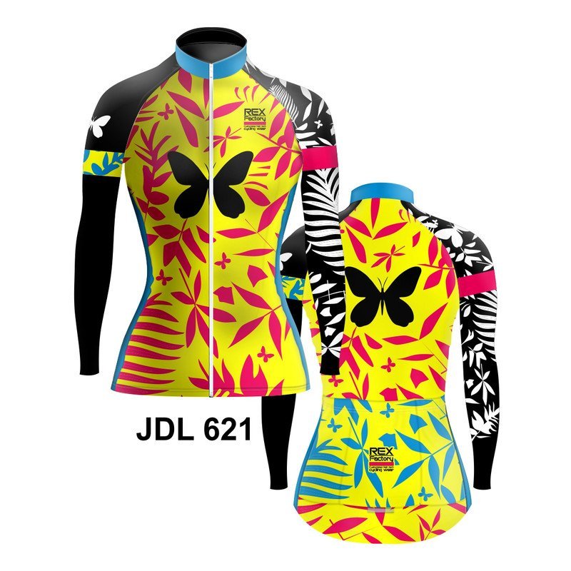 Jersey de Ciclismo Estandar Mujer Dama Manga Larga JDL621 - Image 3