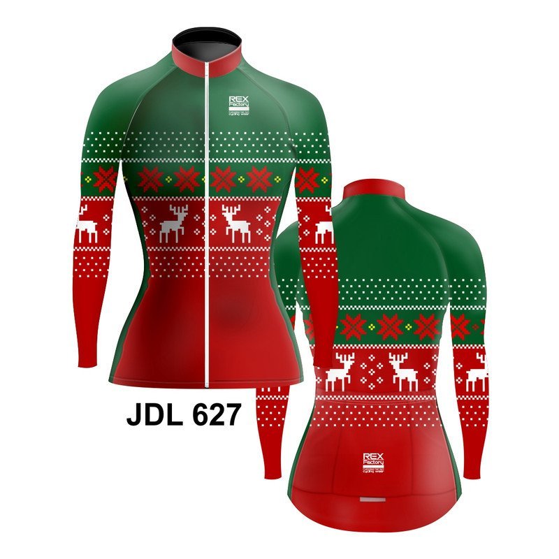 Jersey de Ciclismo Estandar Mujer Dama Manga Larga JDL627 - Image 3