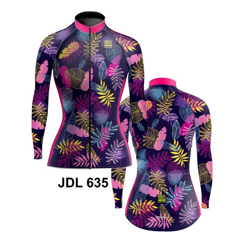 Jersey de Ciclismo Estandar Mujer Dama Manga Larga JDL635 - Image 3